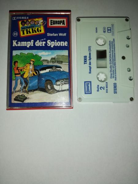 TKKG Folge 23 Kampf der Spione 5-fach Silber geschraubt Weiß Blau 515802.8 Europa
